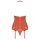 Strapshemd mit Spitze plus String