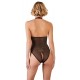 Body ouvert, mit Stickerei und Strass-Elementen