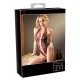 Body ouvert, mit Stickerei und Strass-Elementen