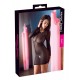 Minikleid aus transparentem Powernet