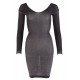 Minikleid, leicht transparent mit Glitzer