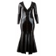 Kleid aus Wetlook, mit Reißverschluss bis zum Knie