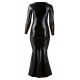 Kleid aus Wetlook, mit Reißverschluss bis zum Knie
