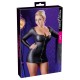 Minikleid mit Glitzer-Reißverschluss