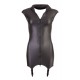 Minikleid mit Strapsen und 2-Wege-Zip