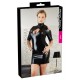 Minikleid im Wetlook, mit Cut-out, tailliert