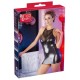 Minikleid mit Spitzendekolleté