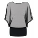 Minikleid mit weitem Oberteil und engem Rock