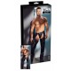 Lack-Chaps mit Lack-String in Schwarz
