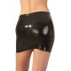 Minirock aus Latex, enge Passform