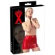 Minirock aus Latex, rot