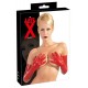 Handschuhe aus Latex, rot