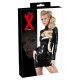 Kleid aus Latex mit Guckloch über dem Dekolleté