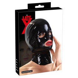 Kopfmaske aus Latex mit Öffnungen »Female«