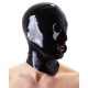 Kopfmaske aus Latex, mit Erektionsring in der Mundöffnung