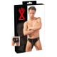 Latex Herren Slip schwarz