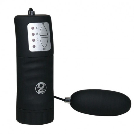 Vibroei »Velvet Black Bullet«, 6 cm, 2,5 cm Ø
