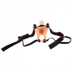 Umschnalldildo »Silicone Strap-on«, mit Hodenring