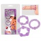 3-teiliges Penisringset »Get Hard«, lila