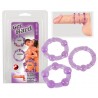 3-teiliges Penisringset »Get Hard«, lila