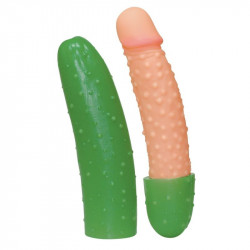 Dildo »Sex Gurke« mit Noppen, zum Spritzen