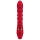 Rabbitvibrator mit 3 beweglichen Massageringen