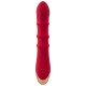Rabbitvibrator mit 3 beweglichen Massageringen