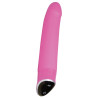 Vibrator »Happy«, 22 cm, mit 7 Vibrationsrhythmen, pink