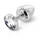 Analplug »ANNI round silver T1«, 2,5 cm Ø
