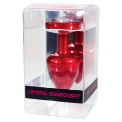 Analplug »ANNI R Heart red T1 crystal«, 2,5 cm Ø