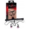 Schamlippenklammern »Pearl String with Silicone Clamps« mit Slip