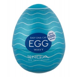 Masturbator »Tenga Egg Cool« mit Reizstruktur innen, 6er