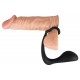 Penisring mit Analplug, schwarz