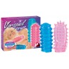 2-teiliges Fingerhüllen-Set mit Noppen + Rillen