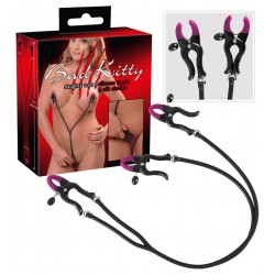 Nippelklammern »Silicone Nipple & Clit Clamps« mit Klitorisklammer