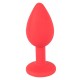 Anaplug »Colorful Joy Jewel Red Plug« mit Schmuckstein, rot
