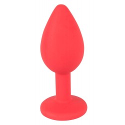 Anaplug »Colorful Joy Jewel Red Plug« mit Schmuckstein, rot