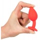 Anaplug »Colorful Joy Jewel Red Plug« mit Schmuckstein, rot