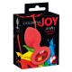 Anaplug »Colorful Joy Jewel Red Plug« mit Schmuckstein, rot