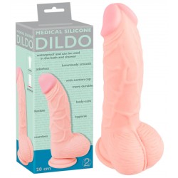 Naturdildo »Medical Silicone Dildo«, 20 cm, mit Saugfuß