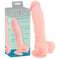 Naturdildo »Medical Silicone Dildo«, 24 cm, mit Saugfuß