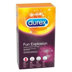 Kondome »Durex Fun Explosion«, mit Easy-on-Passform, 16er