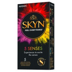 Kondome „SKYN Senses“, latexfrei, 5er