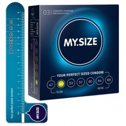 Kondome »MY.SIZE 49 mm«, mit wenig Eigengeruch, 3er