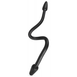 Doppeldildo »Double Plug Black«, 78 cm, biegsam