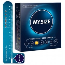Kondome »MY.SIZE 53 mm«, mit wenig Eigengeruch, 3er