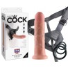 Umschnalldildo »King Cock« inklusive Harness, 20,6 cm lang