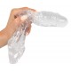 Penishülle »Crystal Skin«, 27,8 cm, mit Hodenring, verdickt und verlängert