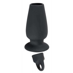 Analplug mit Stopper »Lust Tunnel Plug with Stopper«, beidseitig offen, befüllbar