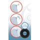 Analplug mit Stopper »Lust Tunnel Plug with Stopper«, beidseitig offen, befüllbar